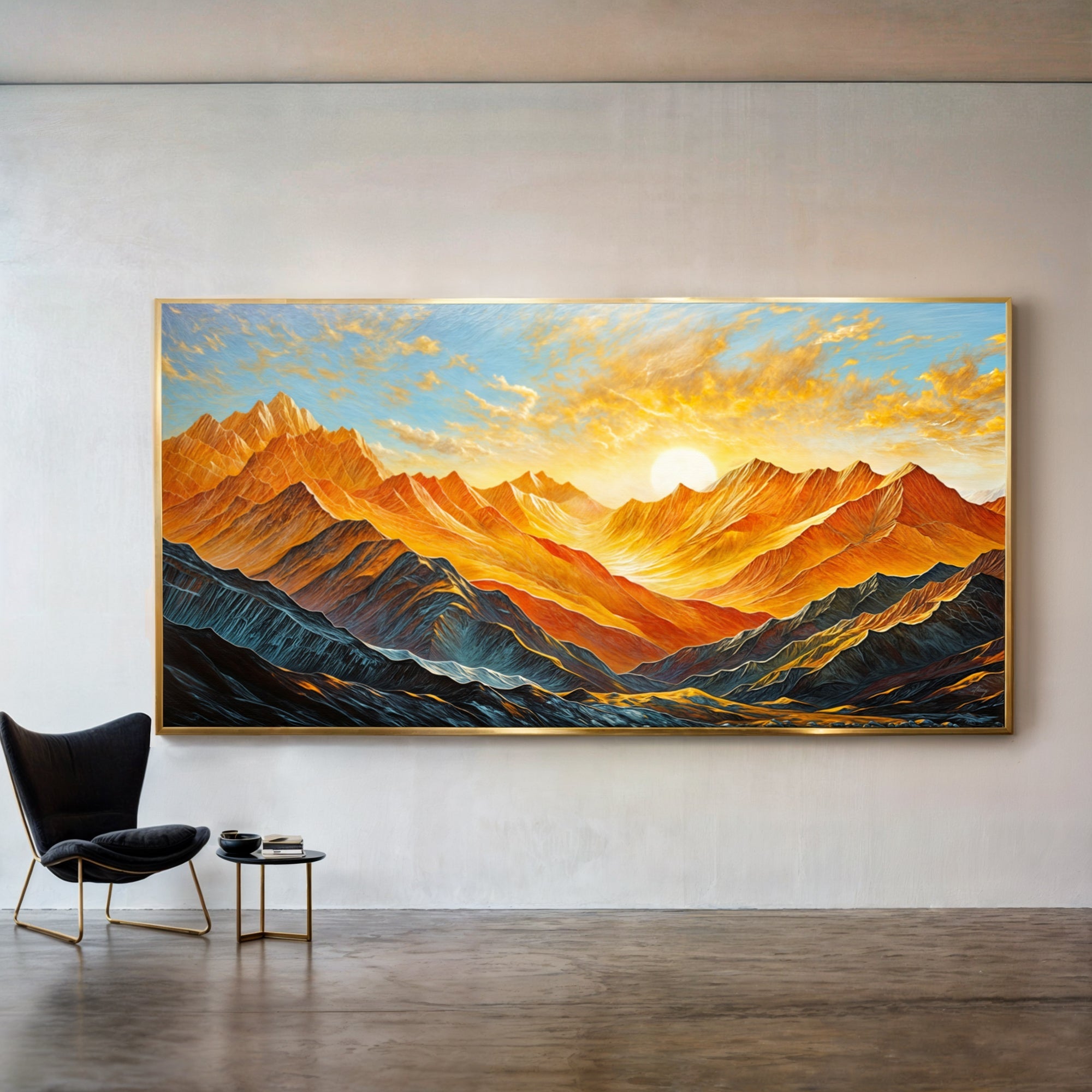 Canvas Print: "Alpenglow Majesty" by Tailored Canvases - product image 2 for Resin Society