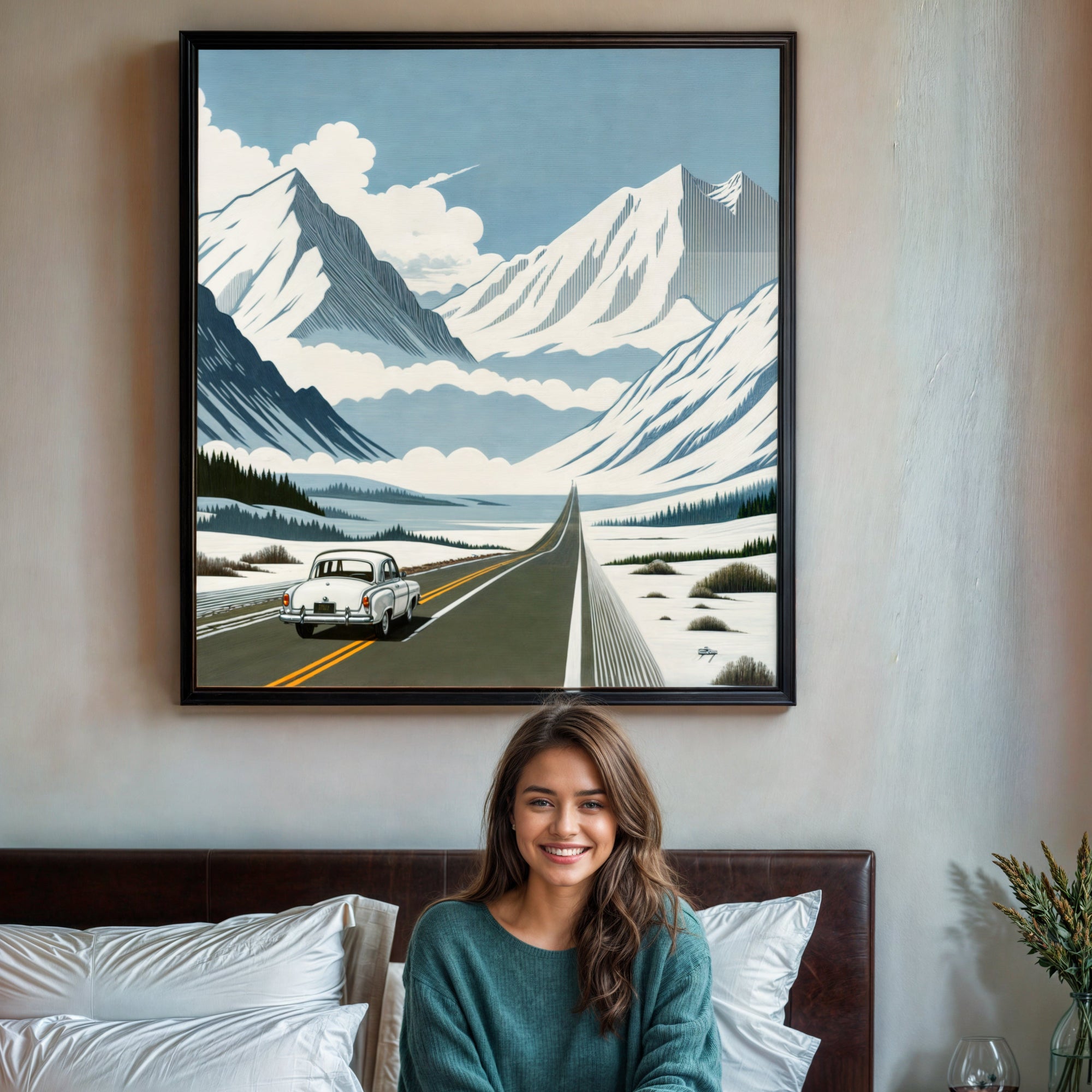 Canvas Print: "Alpine Journey" by Tailored Canvases - product image 2 for Resin Society