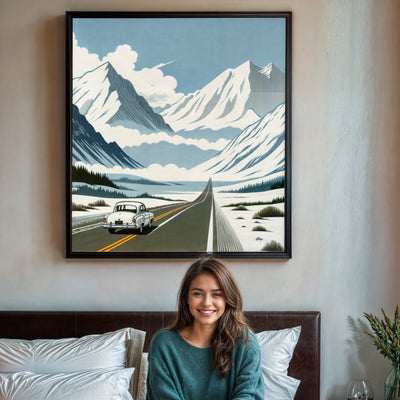 Canvas Print: "Alpine Journey" by Tailored Canvases - product image 2 for Resin Society