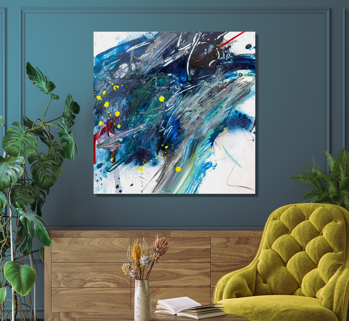Amazonite Artist Enhanced Canvas Print by John Beard Collection - product image 2 for Resin Society