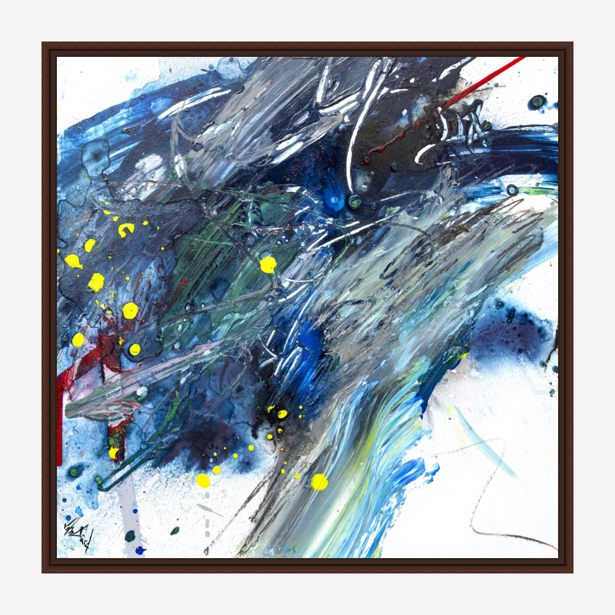 Amazonite Artist Enhanced Canvas Print by John Beard Collection - product image 5 for Resin Society