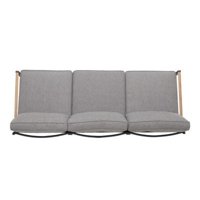 Amber Teak and Aluminum 3-Seater Sofa by LifestyleGarden US - product image 7 for Resin Society