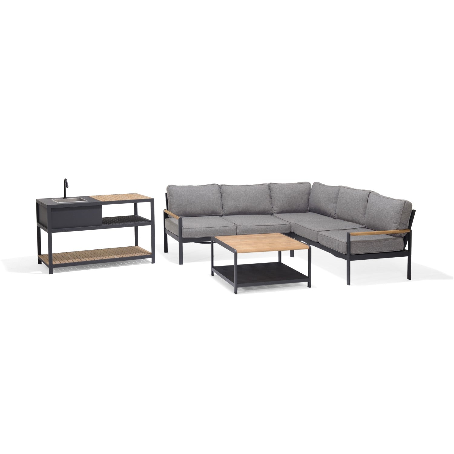 Amber Deluxe Kitchen Corner Set - 4pc by LifestyleGarden US - product image 6 for Resin Society