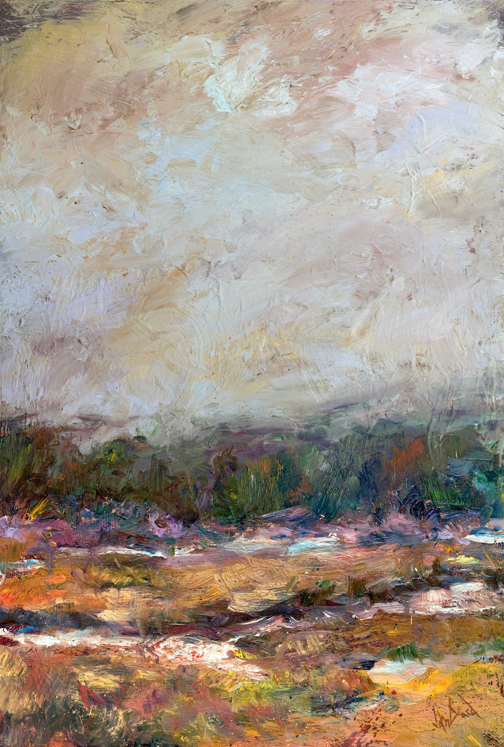 Amber Waves Artist Enhanced Canvas Print by John Beard Collection - main product image for Resin Society