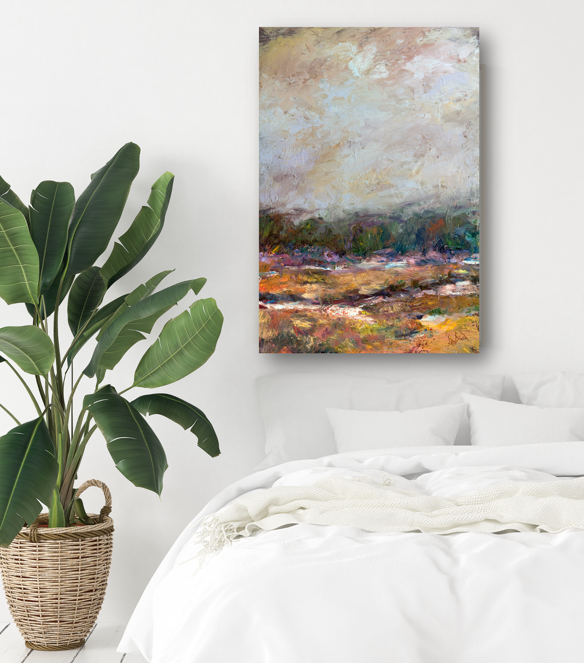 Amber Waves Artist Enhanced Canvas Print by John Beard Collection - product image 3 for Resin Society