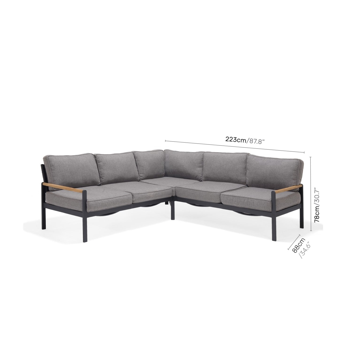 Amber Deluxe Kitchen Corner Set - 4pc by LifestyleGarden US - product image 7 for Resin Society