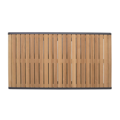 Amber Teak and Aluminum Rectangular Coffee Table by LifestyleGarden US - product image 8 for Resin Society