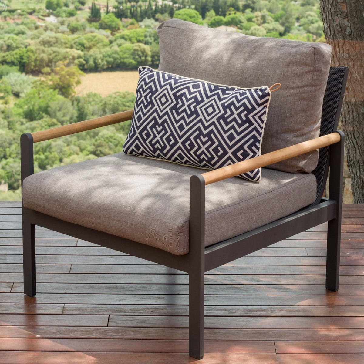 Amber Sofa Teak and Aluminum Chair by LifestyleGarden US - product image 4 for Resin Society