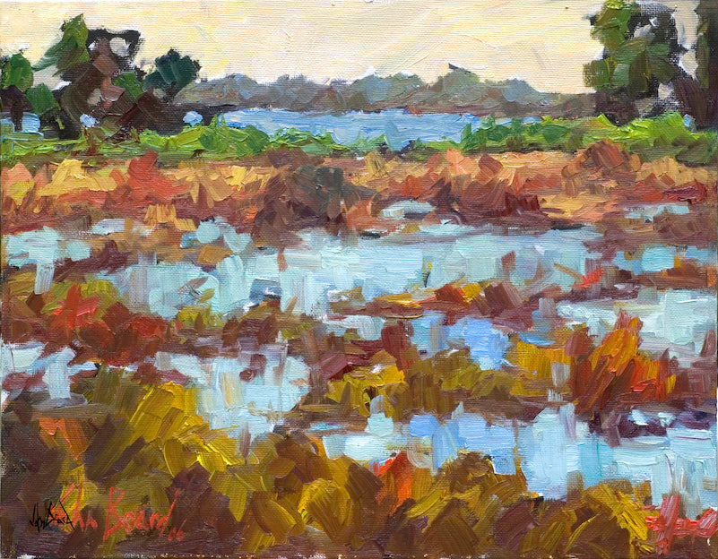 Amelia Marsh Artist Enhanced Canvas Print by John Beard Collection - main product image for Resin Society