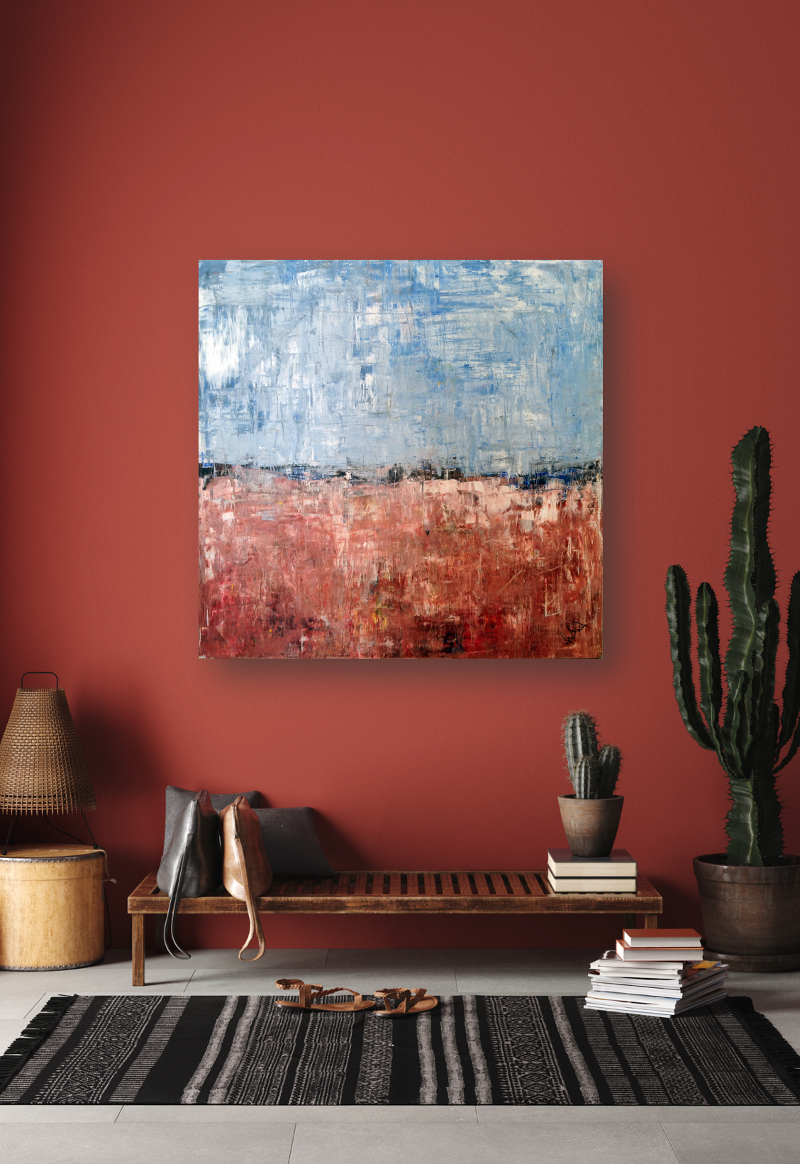 American Dream Artist Enhanced Canvas Print by John Beard Collection - product image 2 for Resin Society