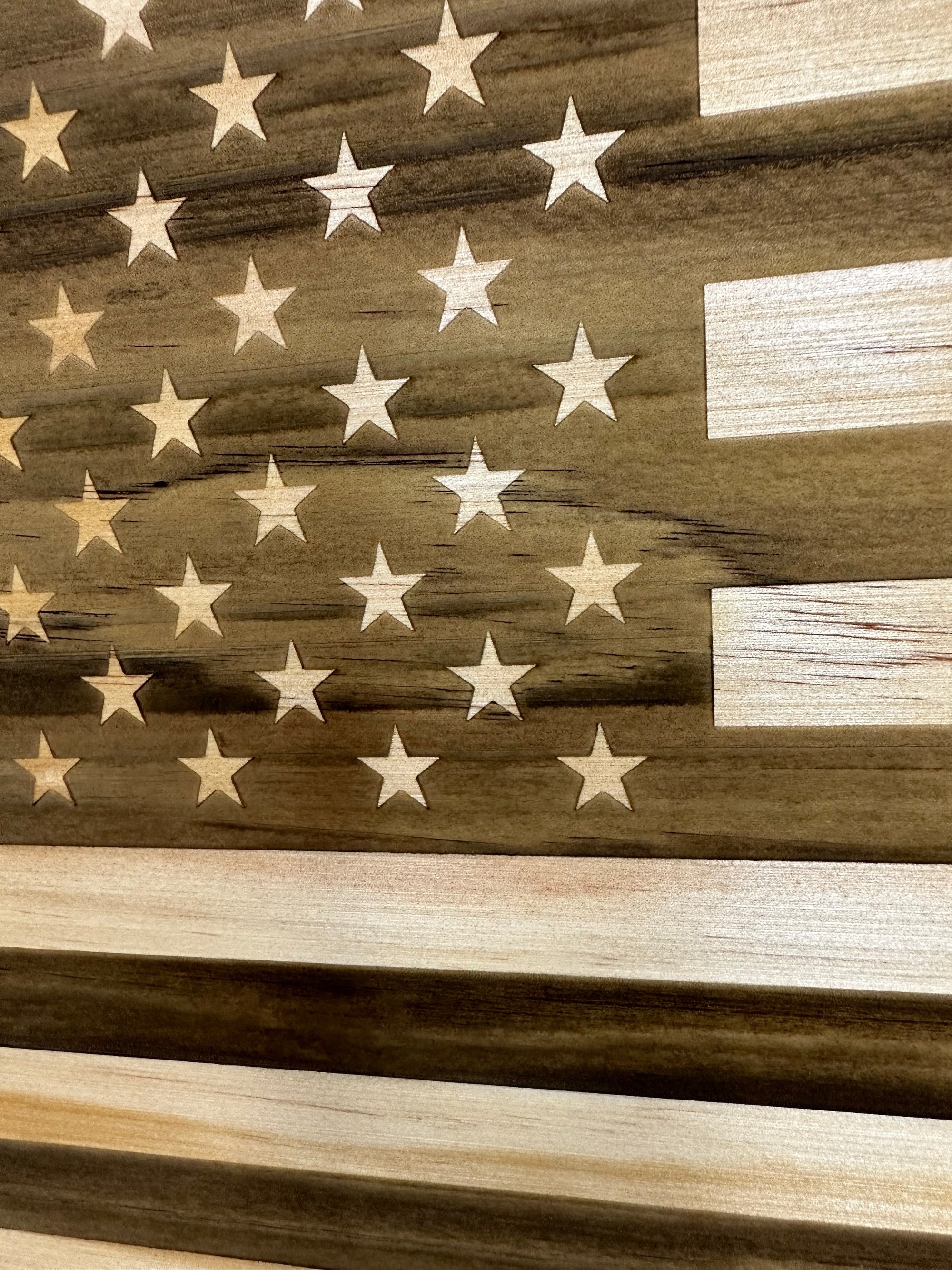 American Flag Hidden Gun Storage Decorative & Secure Wall-Mounted by Bellewood Designs - product image 9 for Resin Society