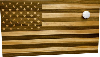American Flag Hidden Gun Storage Decorative & Secure Wall-Mounted by Bellewood Designs - product image 4 for Resin Society