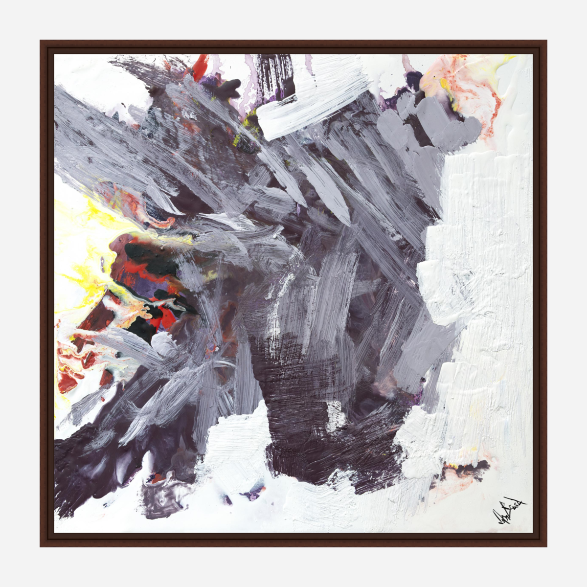 Amethyst Artist Enhanced Canvas Print by John Beard Collection - product image 4 for Resin Society