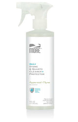 Bottle of MORE® Stone & Quartz Cleaner with Antimicrobial Protection, 16 oz size, Lavender Verbena scent