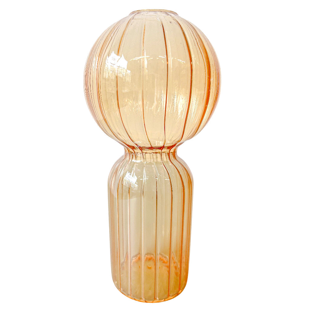 Apricot Ribbed Vase - Pair by Ro'Table - product image 4 for Resin Society
