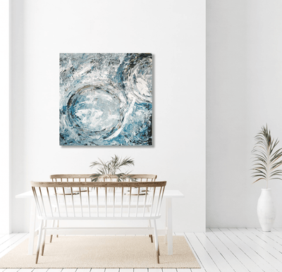 Aqua Azul II Artist Enhanced Canvas Print by John Beard Collection - product image 2 for Resin Society