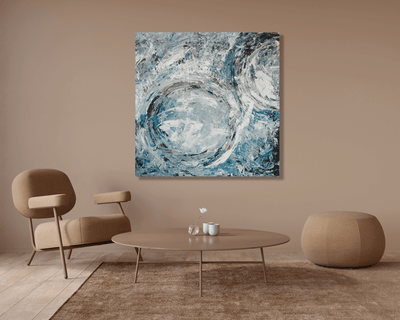Aqua Azul II Artist Enhanced Canvas Print by John Beard Collection - product image 3 for Resin Society