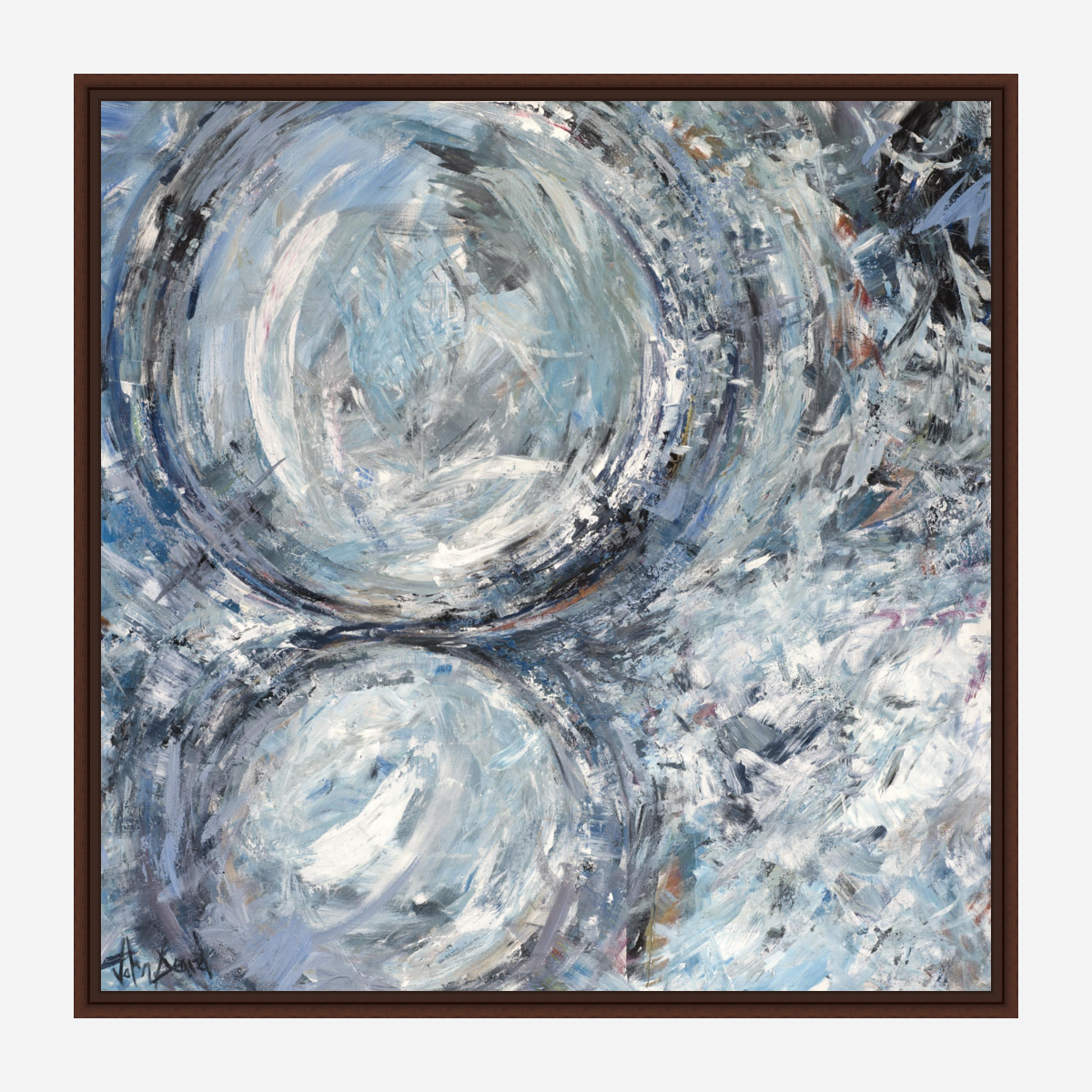 Aqua Azul II Artist Enhanced Canvas Print by John Beard Collection - product image 4 for Resin Society