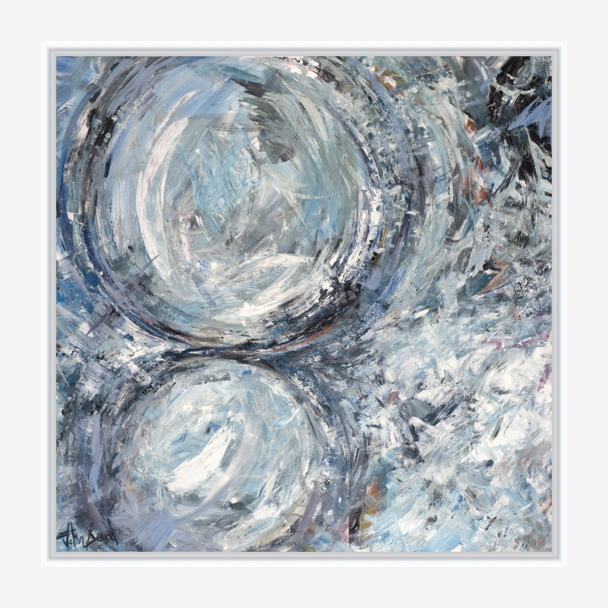 Aqua Azul II Artist Enhanced Canvas Print by John Beard Collection - product image 5 for Resin Society