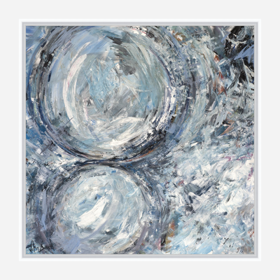 Aqua Azul II Artist Enhanced Canvas Print by John Beard Collection - product image 5 for Resin Society