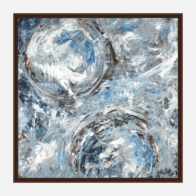 Aqua Azul I Artist Enhanced Canvas Print by John Beard Collection - product image 3 for Resin Society