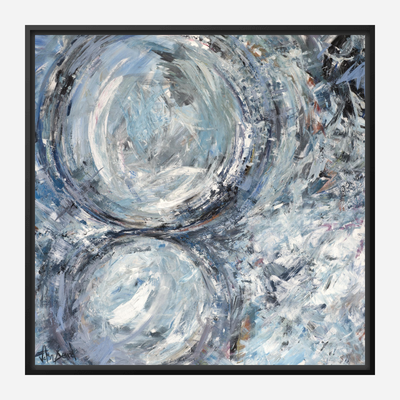 Aqua Azul II Artist Enhanced Canvas Print by John Beard Collection - product image 6 for Resin Society