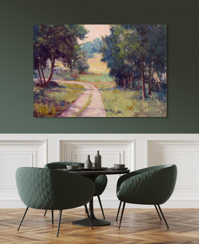 Around the Bend Artist Enhanced Canvas Print by John Beard Collection - product image 2 for Resin Society