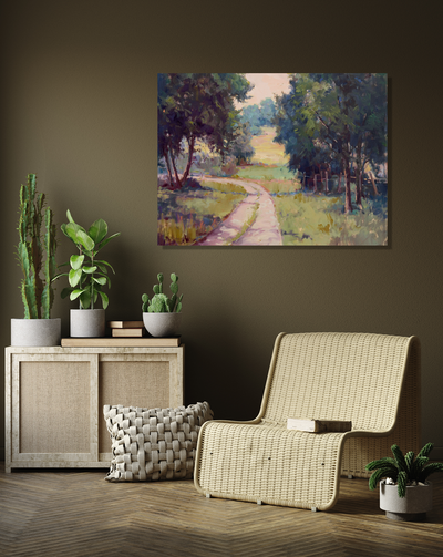 Around the Bend Artist Enhanced Canvas Print by John Beard Collection - product image 4 for Resin Society