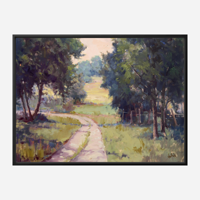 Around the Bend Artist Enhanced Canvas Print by John Beard Collection - product image 7 for Resin Society