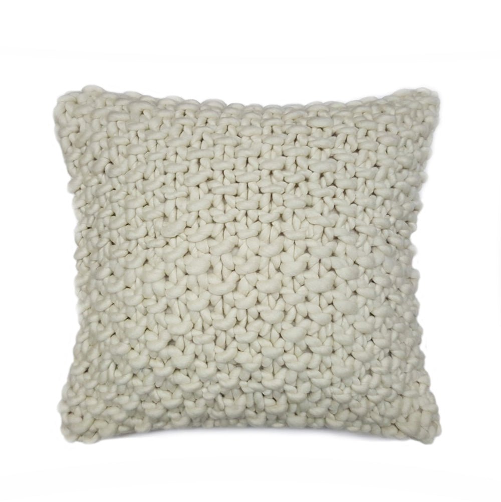 Arroz Chunky Wool Pillow by Homelosophy