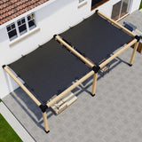 DIY Pergola Kit for an Attached Pergola With Canopies - Any Size Up to