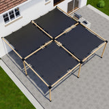 DIY Pergola Kit for an Attached Pergola With Canopies - Any Size Up to