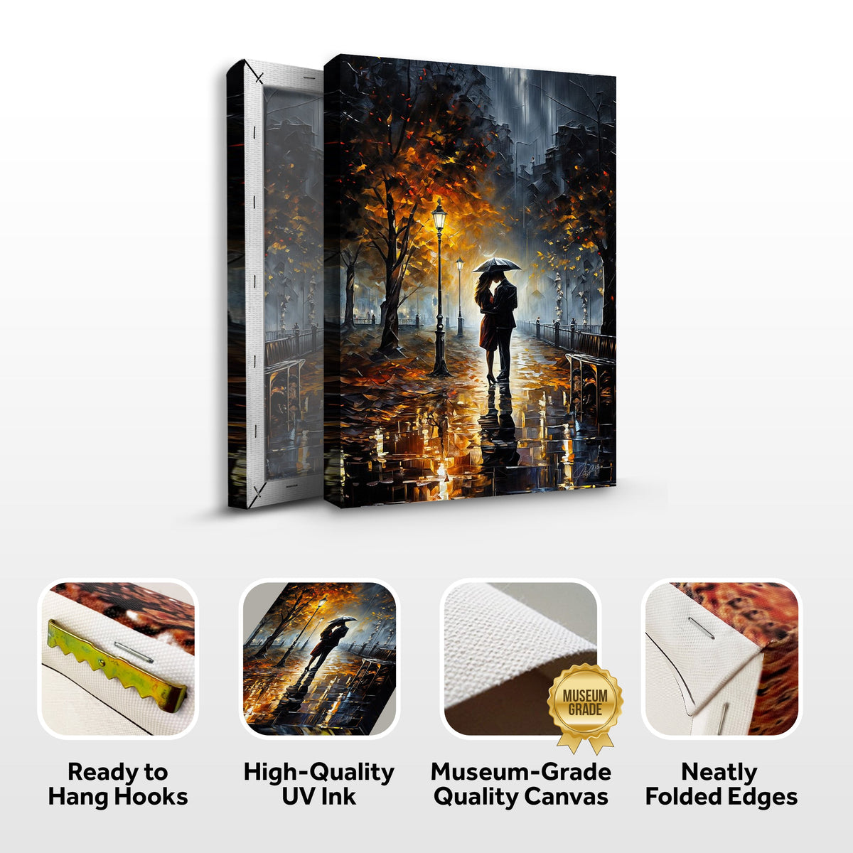 Canvas Print: "Autumn Embrace" by Tailored Canvases - product image 6 for Resin Society