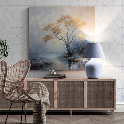 Canvas Print: "Autumnal Reflection" by Tailored Canvases - main product image for Resin Society