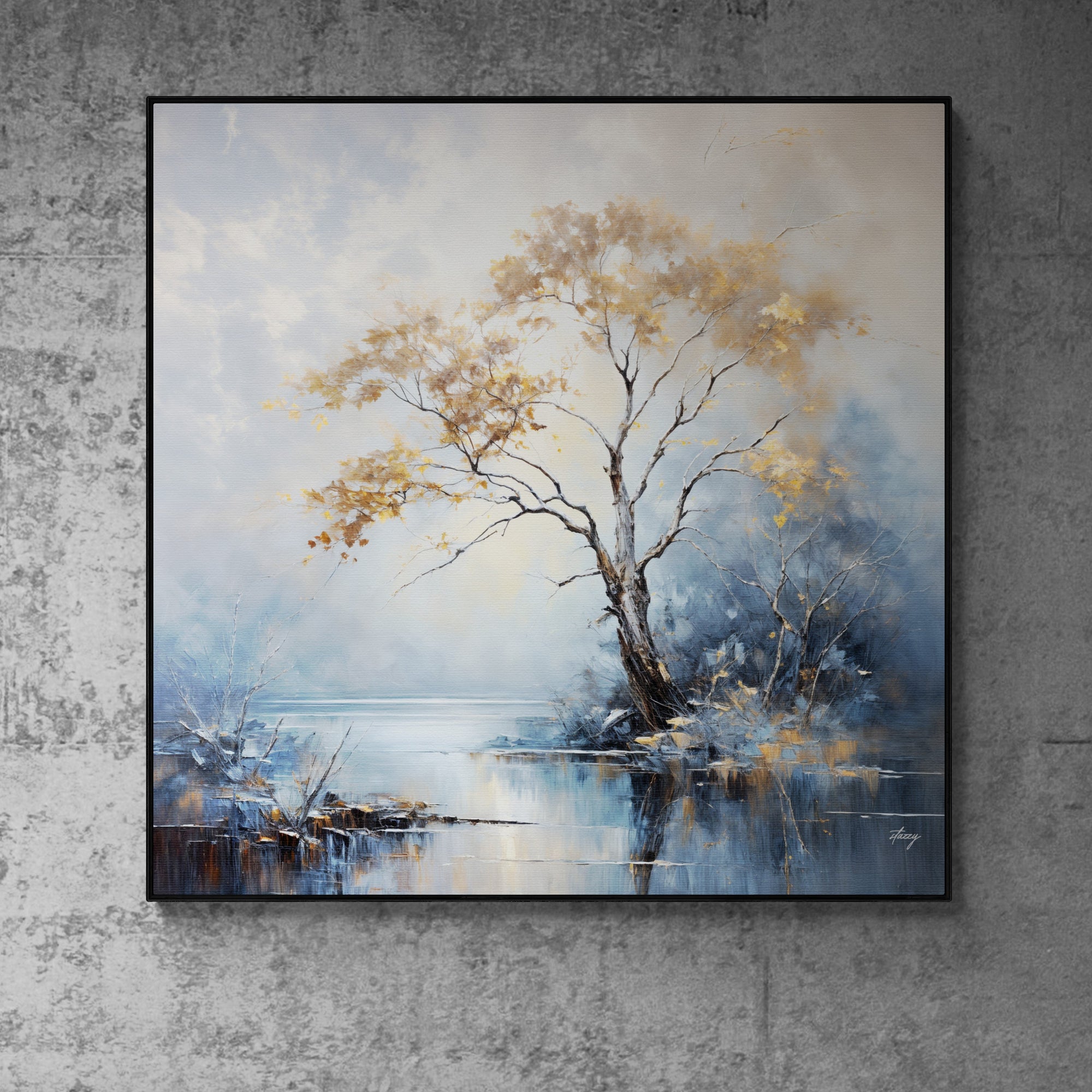 Canvas Print: "Autumnal Reflection" by Tailored Canvases - product image 3 for Resin Society