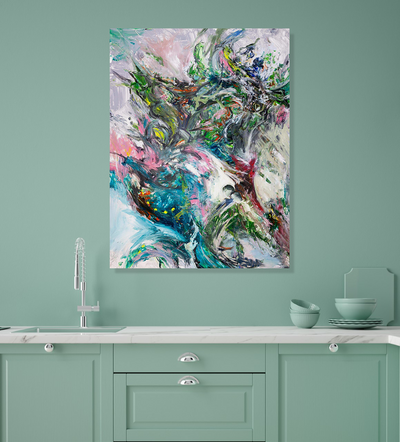 Aviary I Artist Enhanced Canvas Print by John Beard Collection - product image 4 for Resin Society