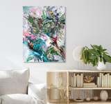 Aviary I Artist Enhanced Canvas Print by John Beard Collection - product image 2 for Resin Society
