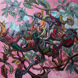 Aviary II Artist Enhanced Canvas Print by John Beard Collection - main product image for Resin Society