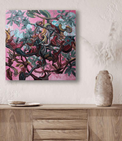 Aviary II Artist Enhanced Canvas Print by John Beard Collection - product image 4 for Resin Society