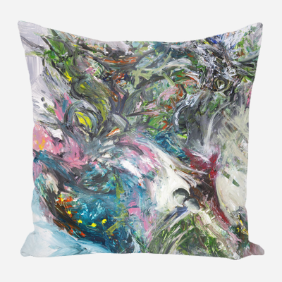 Aviary I Pillow by John Beard Collection - main product image for Resin Society