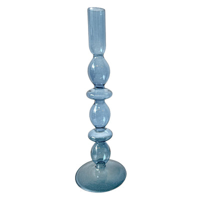 Azure Blue Candle Holder - Pair by Ro'Table - product image 2 for Resin Society