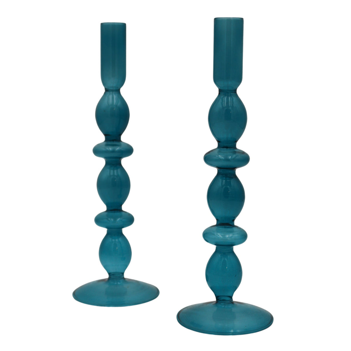 Azure Blue Candle Holder - Pair by Ro'Table - product image 3 for Resin Society