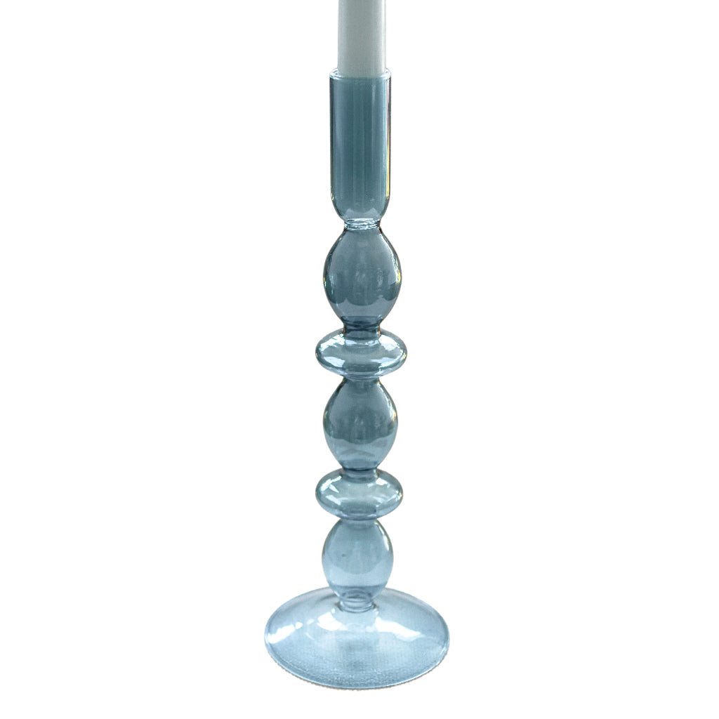Azure Blue Candle Holder - Pair by Ro'Table - product image 4 for Resin Society
