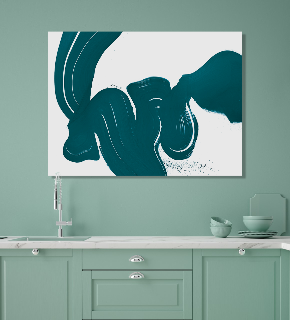 Azure Artist Enhanced Canvas Print by John Beard Collection - product image 2 for Resin Society
