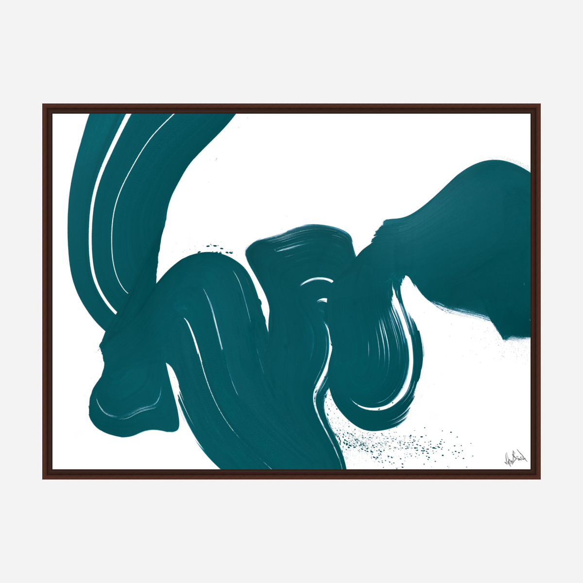 Azure Artist Enhanced Canvas Print by John Beard Collection - product image 5 for Resin Society