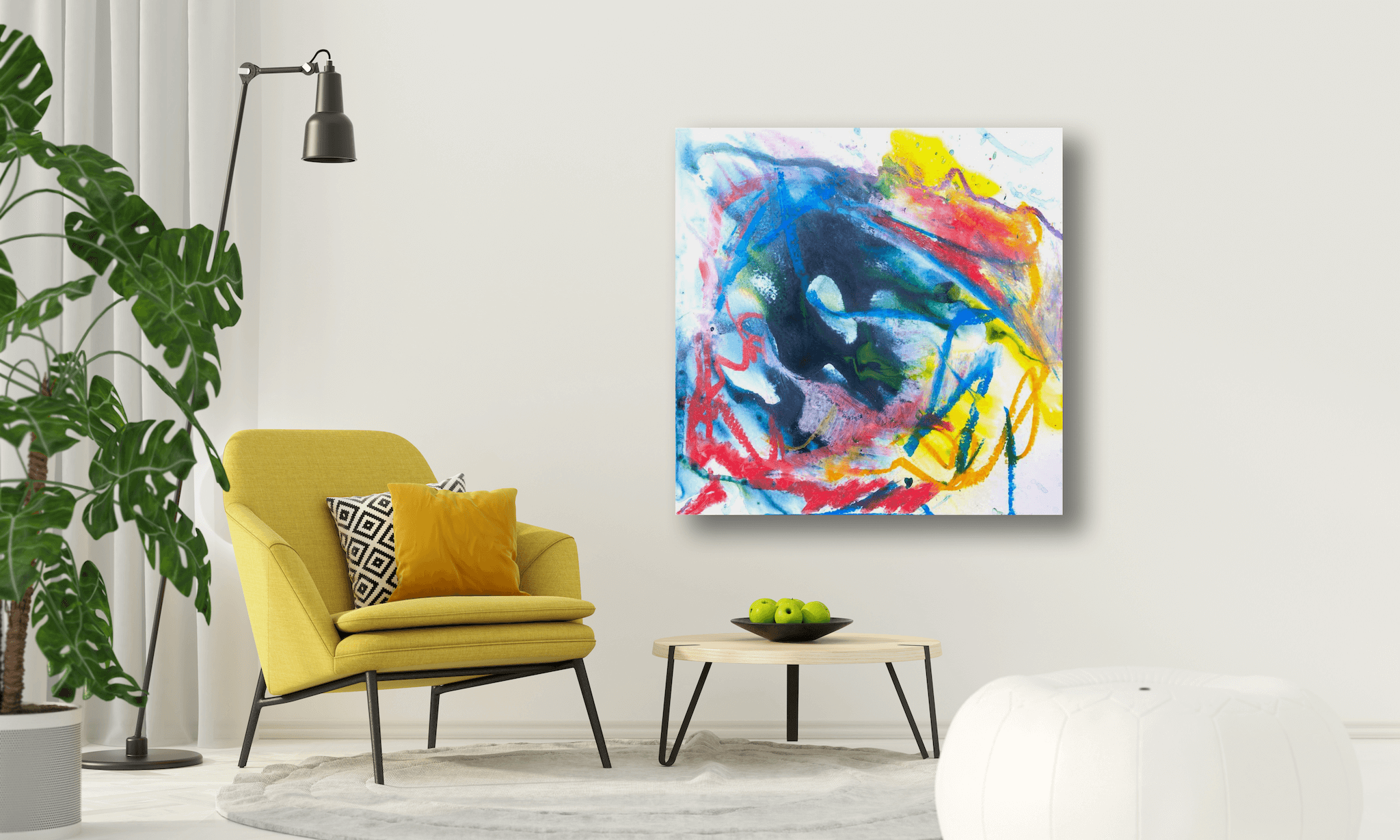 Azurite Artist Enhanced Canvas Print by John Beard Collection - product image 2 for Resin Society