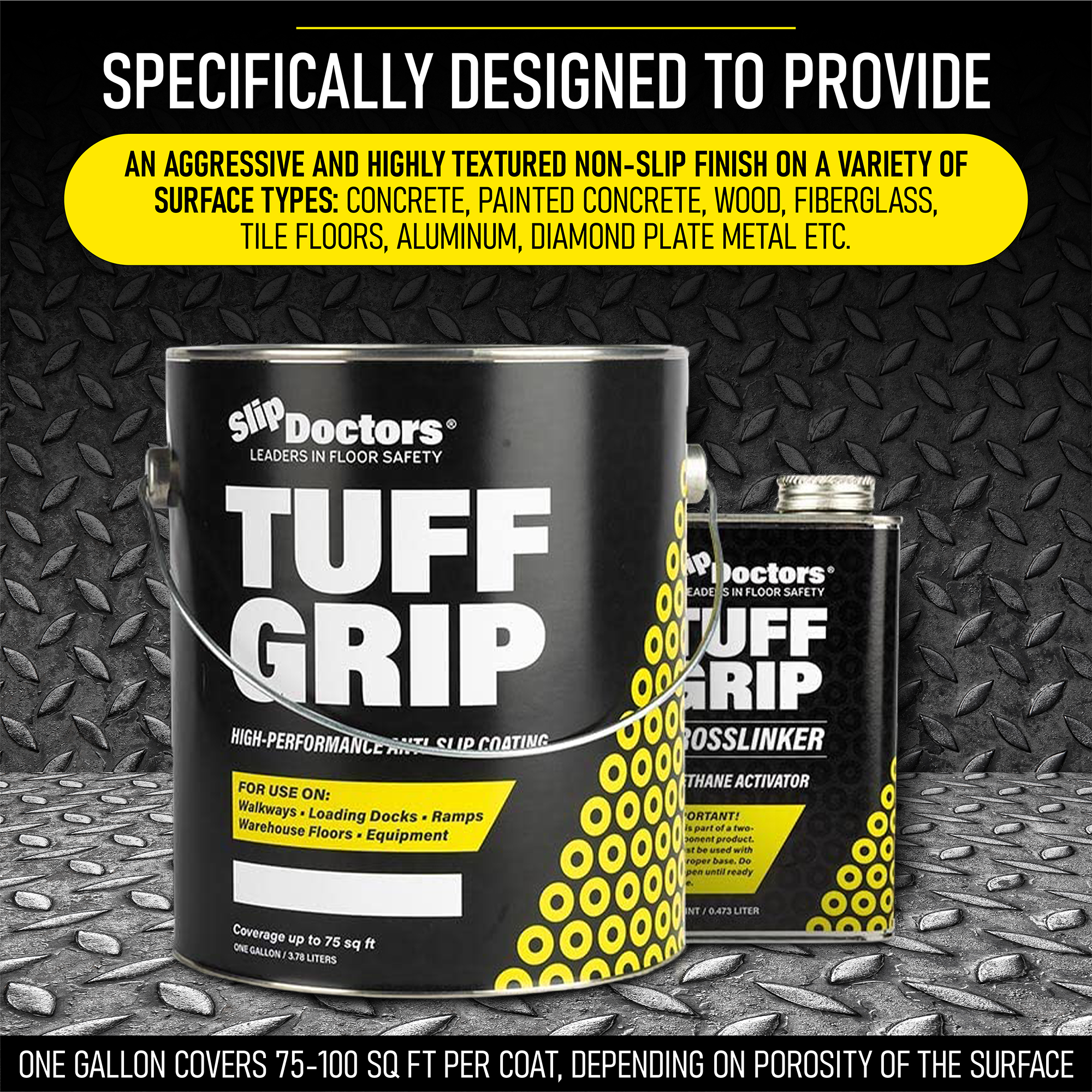 Tuff Grip or Tuff Grip Extreme - Aggressive Traction Non-Skid Floor Paint detail image - Resin Society