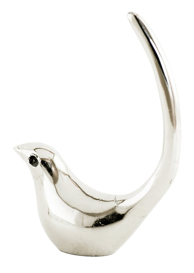 Silver Bird Ring Holder Jewelry Organizer by Vibhsa