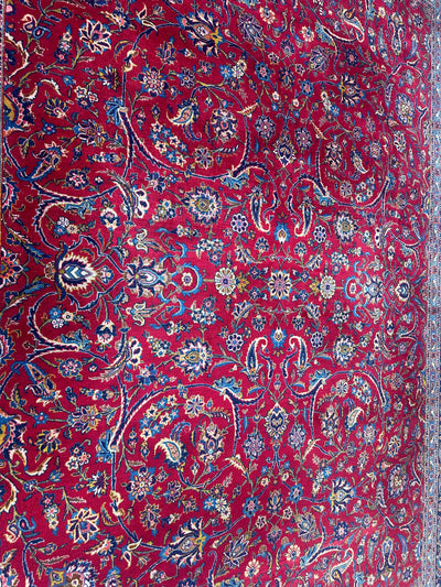 Incredible Persian Kashan All Over Wool Rug 10’2” x 14’ by Rugistan - product image 5 for Resin Society