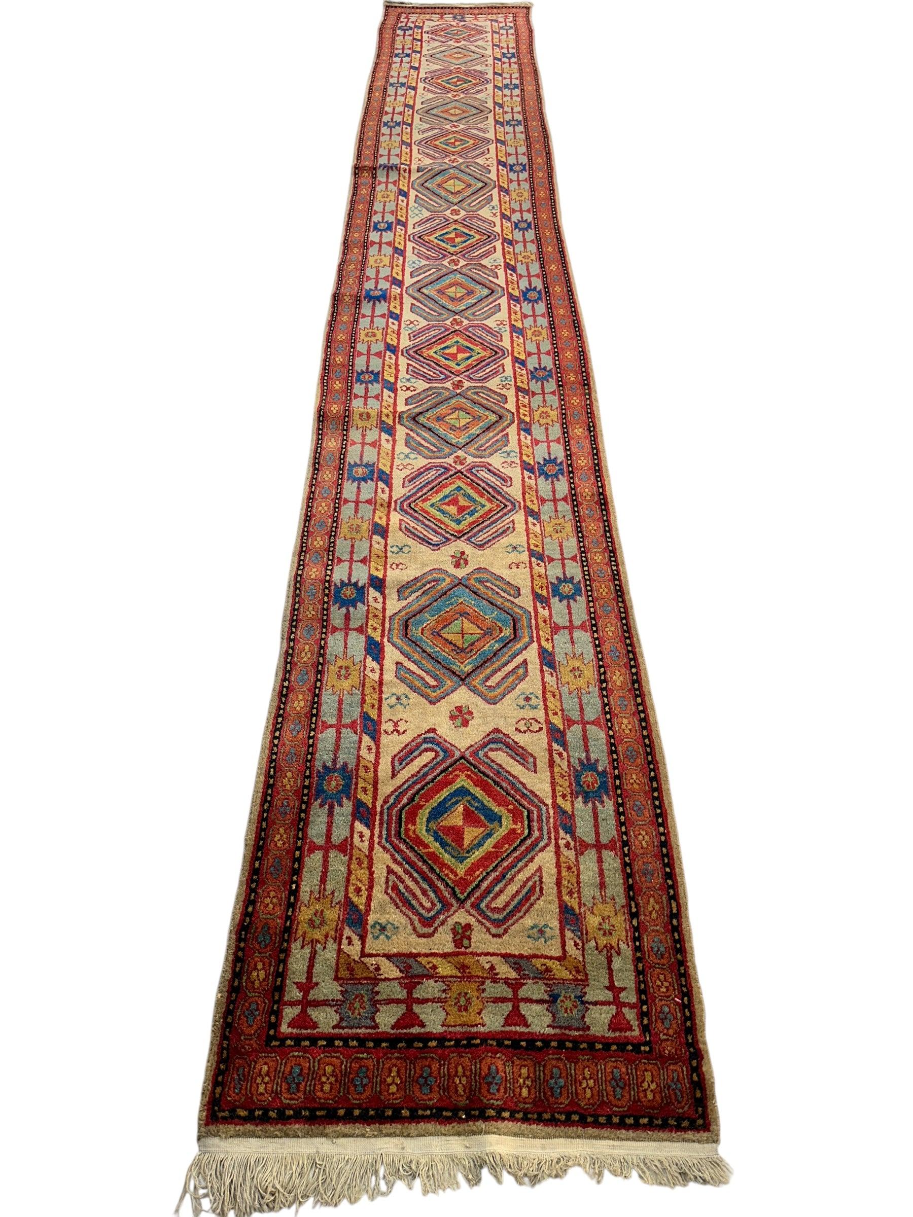 Antique Persian Lambran Runner Rug by Rugistan - product image 2 for Resin Society